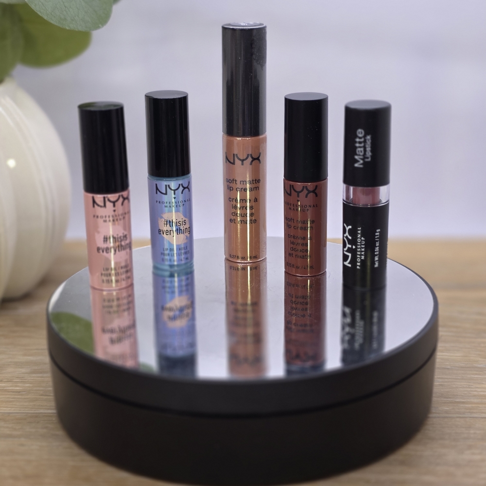 NYX Lip Collection - Pink, Blue, Brown